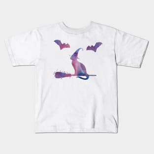 Witch cat Kids T-Shirt